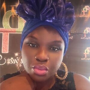 Blue Headwrap